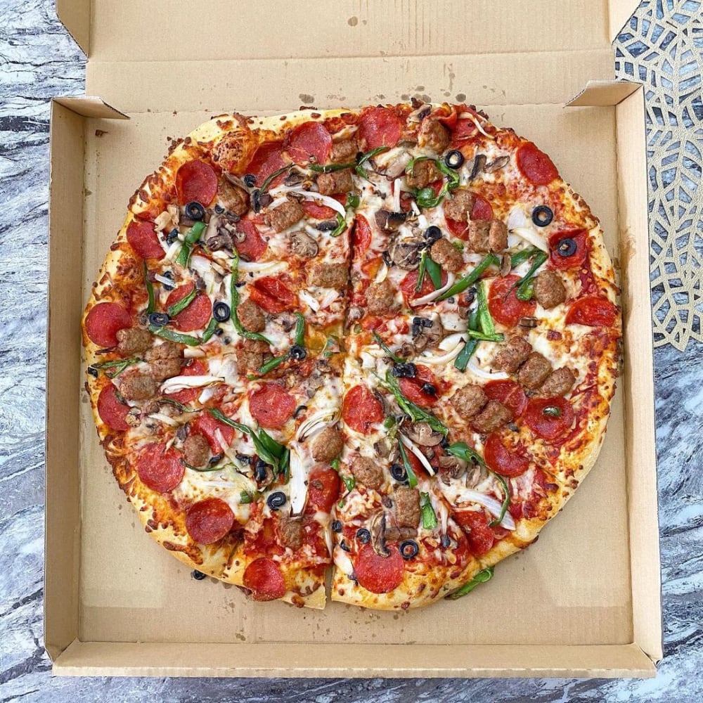 コストコのホールピザコンボの写真