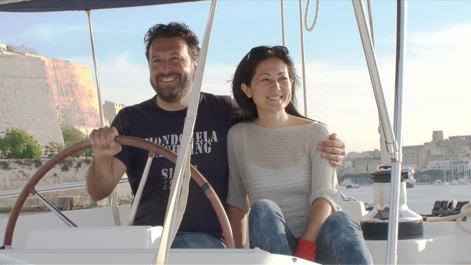 イタリアの日本人妻・ユウコさん、夫・ロレンツォさん／画像提供：毎日放送