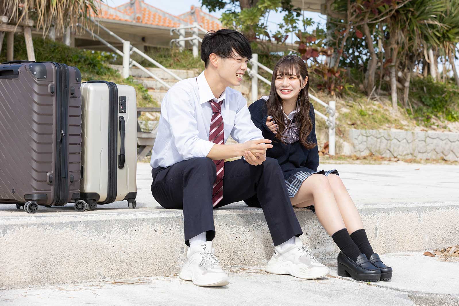 りょうた、すずか「今日、好きになりました。-卒業編2021-」第1話より（C）AbemaTV, Inc.