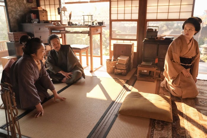 池脇千鶴、岡部たかし、高石あかり「ばけばけ」第125話(C)NHK