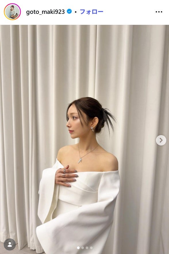 後藤真希Instagramより