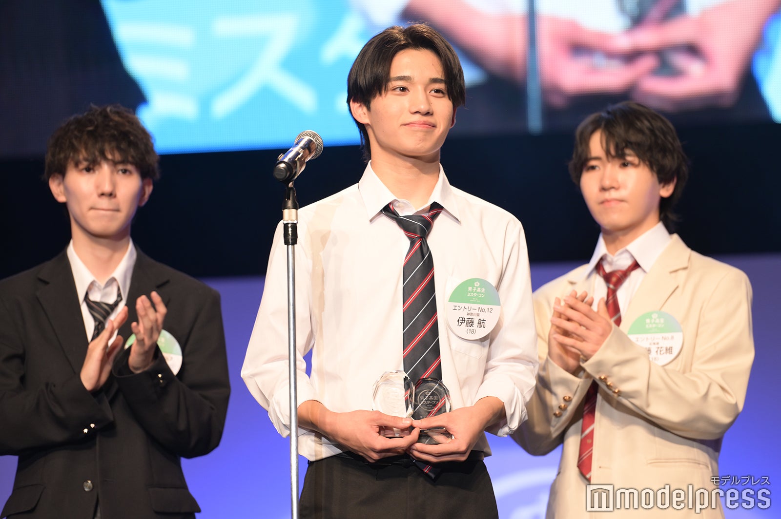 「男子高生ミスターコン2023」審査結果発表の様子（C）モデルプレス