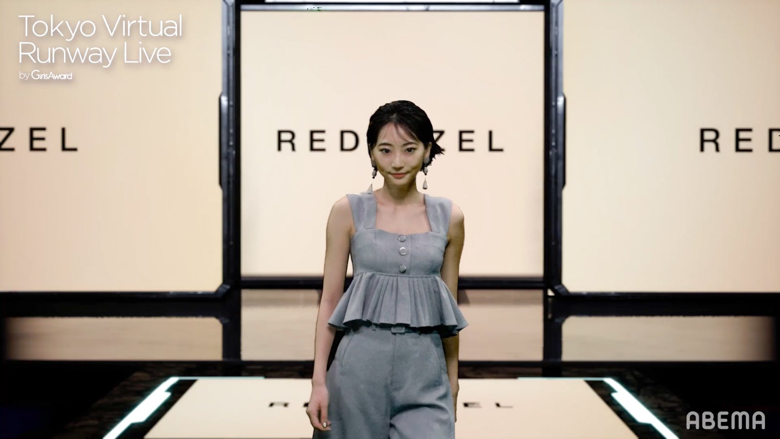 武田玲奈（C）Tokyo Virtual Runway Live by GirlsAward （C）AbemaTV, Inc.