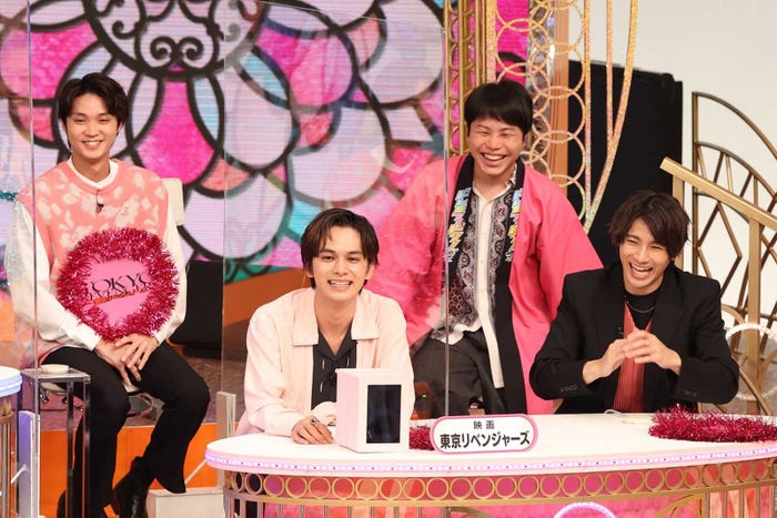 (上段左から)磯村勇斗、井上裕介(下段左から)北村匠海、山田裕貴 (C)フジテレビ