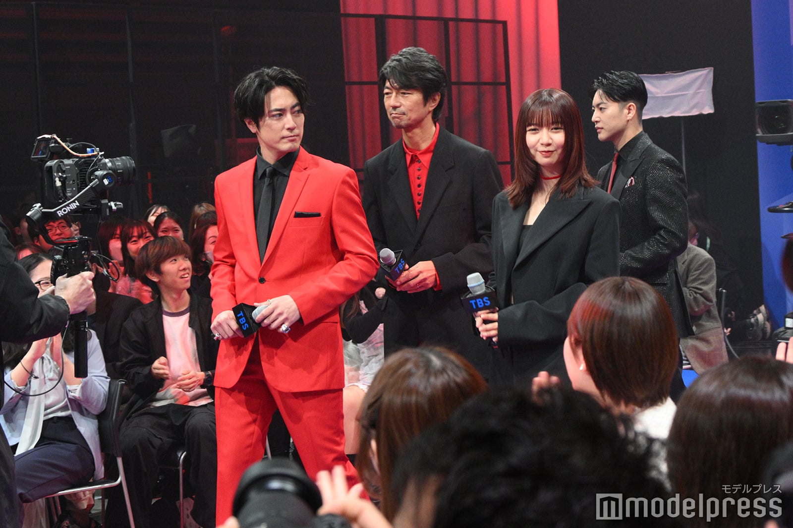 間宮祥太朗、仲村トオル、上白石萌歌、三山凌輝（C）モデルプレス