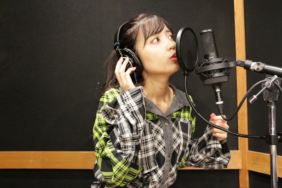 ゆん／レコーディング風景（提供写真）