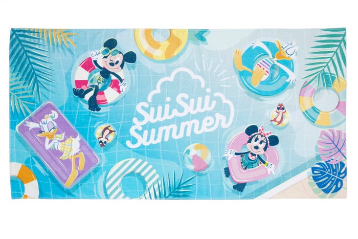 ワイドバスタオル¥3,400(C)Disney