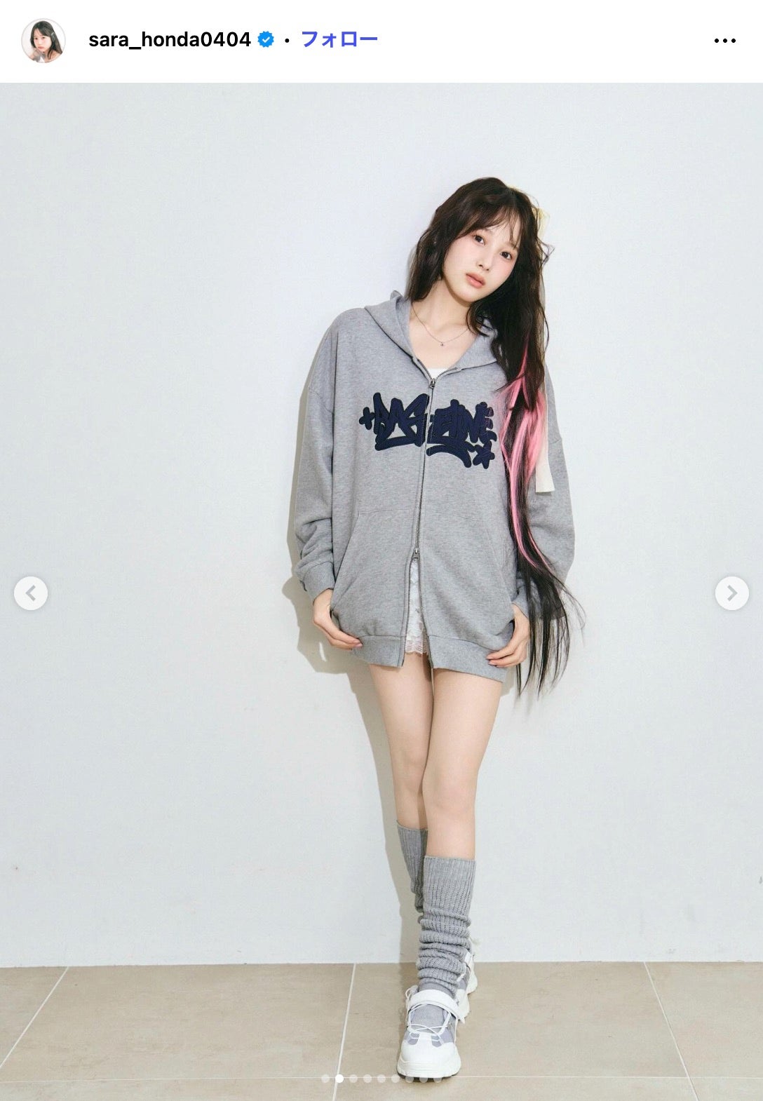 本田紗来公式Instagramより