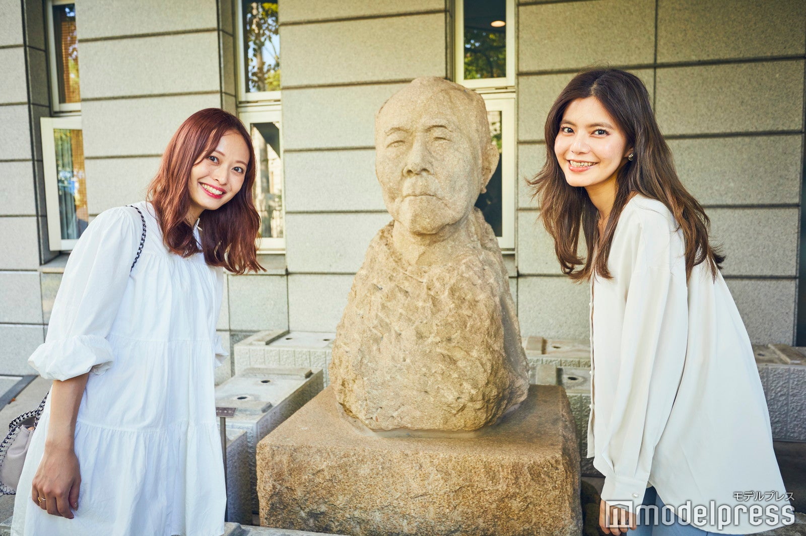 渋沢栄一の像（C）モデルプレス