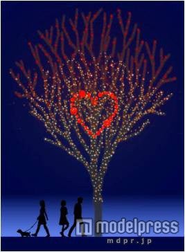 今年はけやき坂に「Hidden Heart（隠れハート）」が初登場（イメージ）