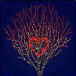 今年はけやき坂に「Hidden Heart(隠れハート)」が初登場(イメージ)