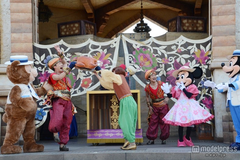 ディズニーシー、ミニショー「スプリングタイム・サプライズ」