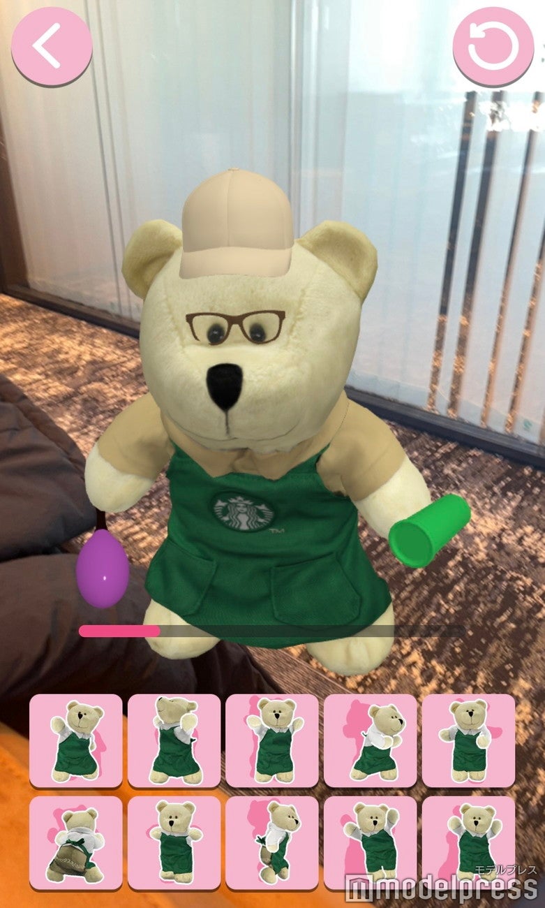 踊る！ ベアリスタAR（C）モデルプレス