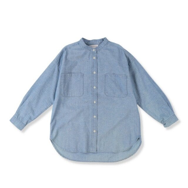 しまむら デニムブラウス しまむらのデニムブラウス