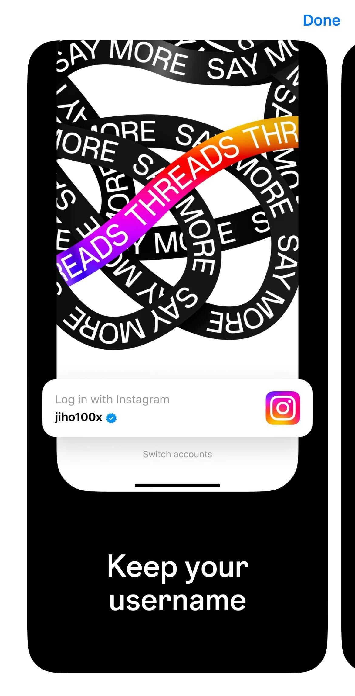 Threads／App Storeより