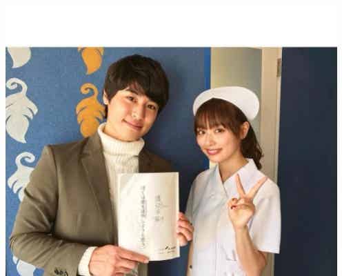ナース服の内田理央が悶絶級の可愛さ「これぞ白衣の天使」堀井新太と2ショットで公開