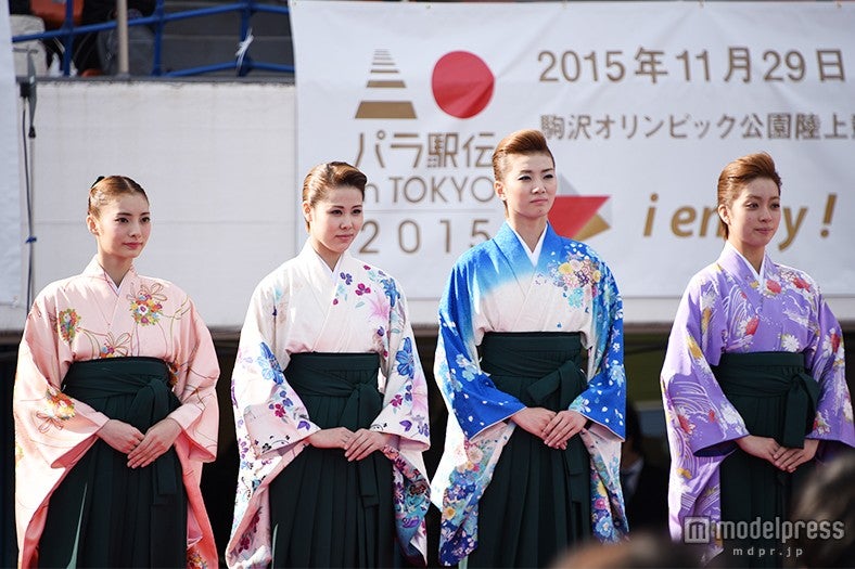 「パラ駅伝」の表彰式