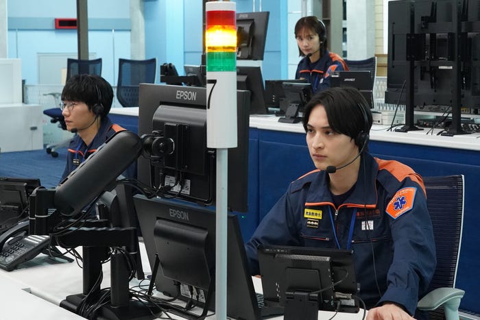 前原滉、中村ゆり、一ノ瀬颯「119エマージェンシーコール 」第5話(C)フジテレビ