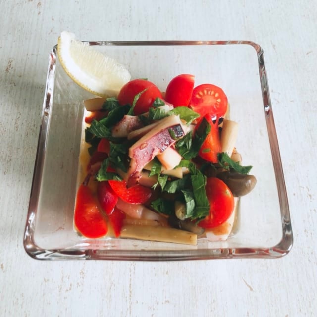 やわらか焼きいかマリネ