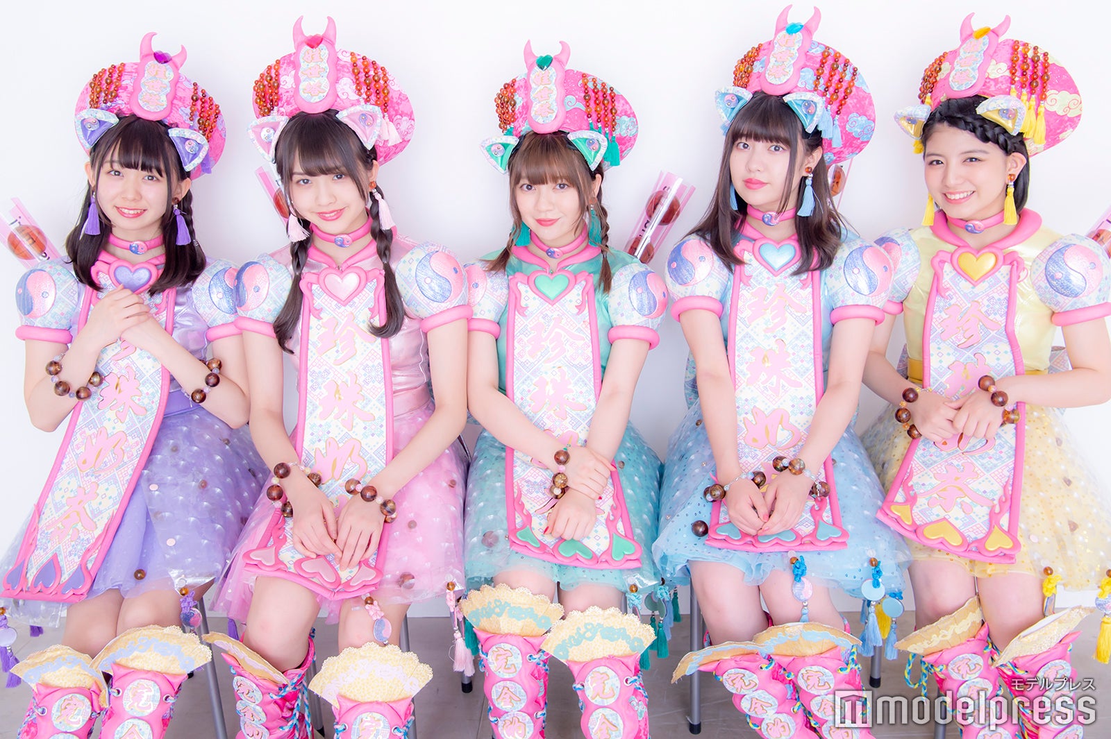 わーすた（左から）松田美里、三品瑠香、廣川奈々聖、小玉梨々華、坂元葉月（C）モデルプレス