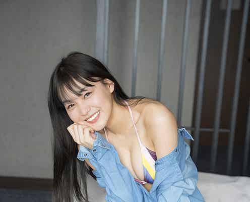 「ミスヤングマガジン」吉澤遥奈、ヘルシーな美ボディ披露 ホテルのスイートで撮り下ろし
