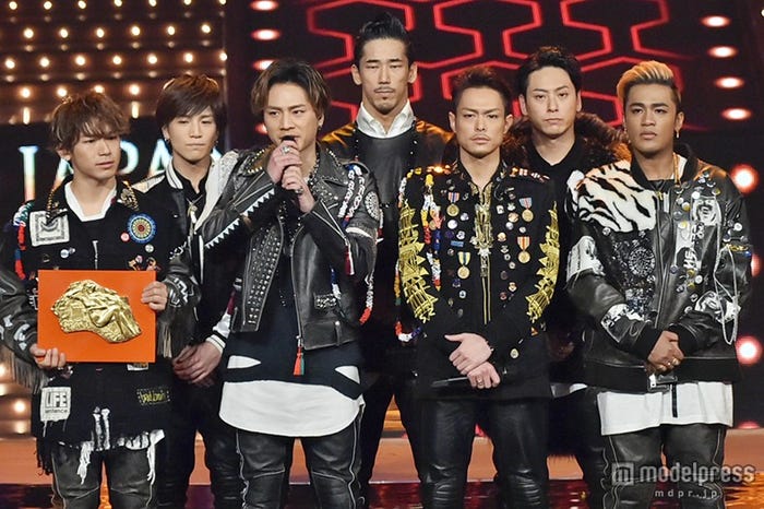 「第56回 輝く!日本レコード大賞」大賞を受賞した三代目 J Soul Brothers from EXILE TRIBE