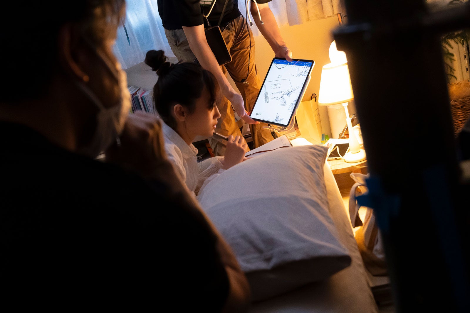 山下美月「小さな毎日、大きな世界」篇メイキングより（提供写真）