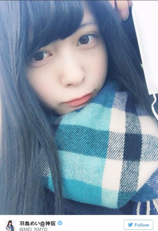 神宿・羽島めい（羽島めいTwitterより）