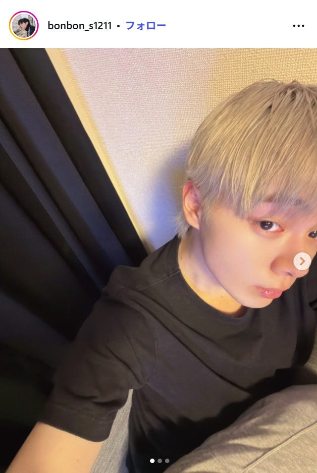 鶴房汐恩Instagramより