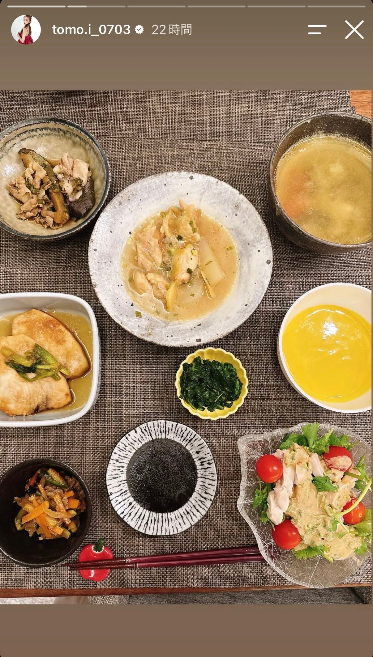 板野友美Instagramストーリーズより