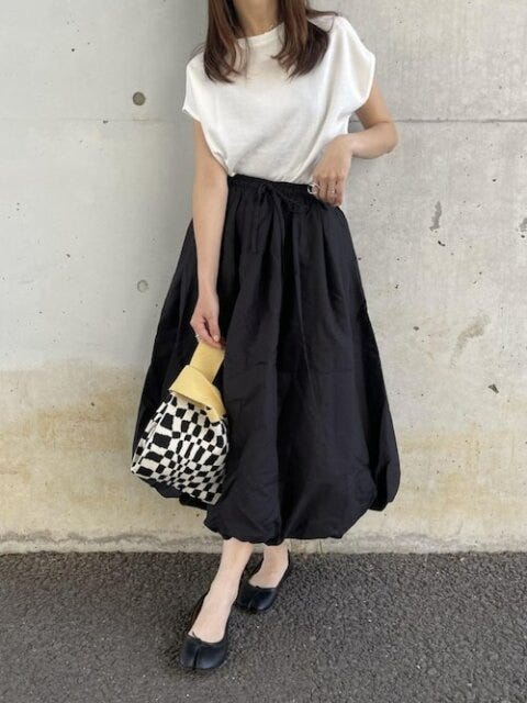 サマーニット　コーデ