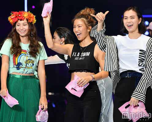 テラスハウス・ハワイ編美女が集結 ローレン&Niki&エビアンの3ショット実現<TGC2017A/W>