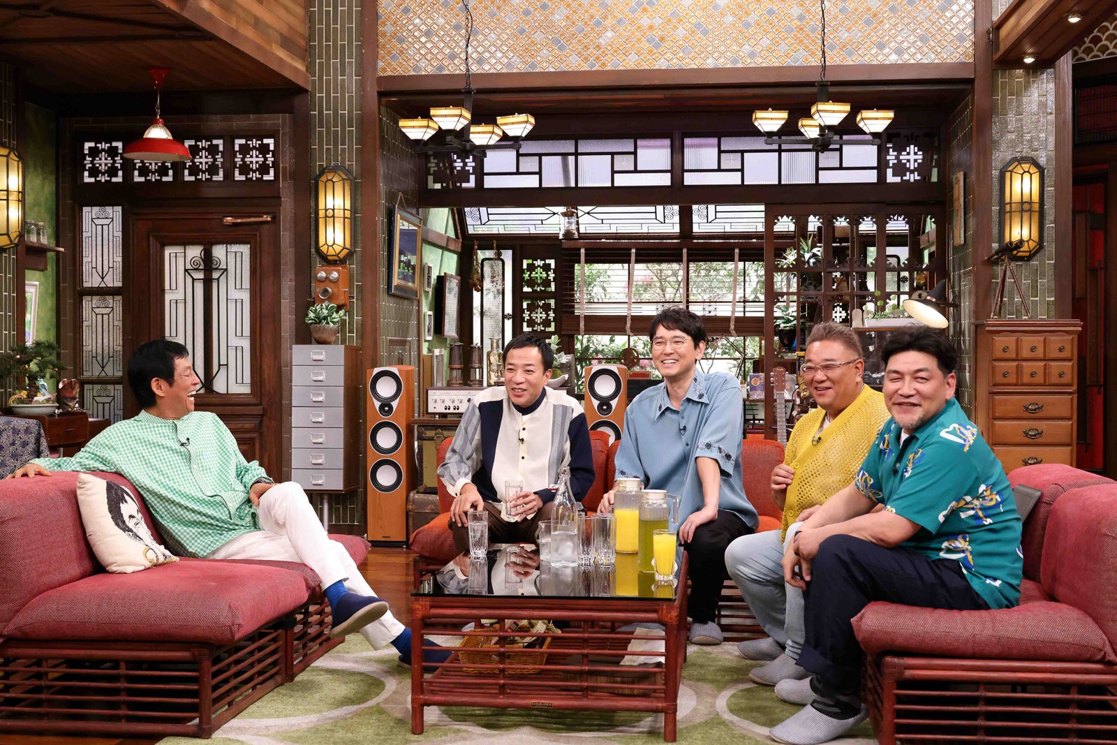 明石家さんま、塙宣之、土屋伸之、伊達みきお、富澤たけし（C）カンテレ・フジテレビ