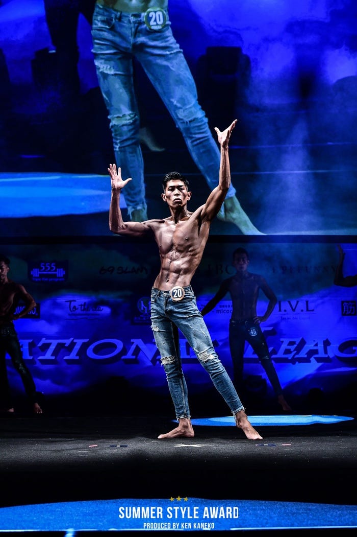 デニムモデル優勝・前山真規さん (提供写真)