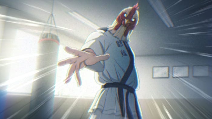 「喧嘩独学」第2話(C)PTJ cartoon company・金正賢/LDF・喧嘩独学製作委員会