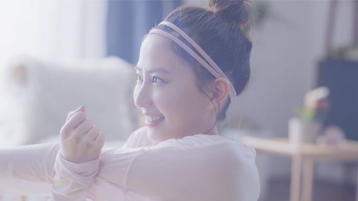 河北麻友子出演WebCM(提供写真)