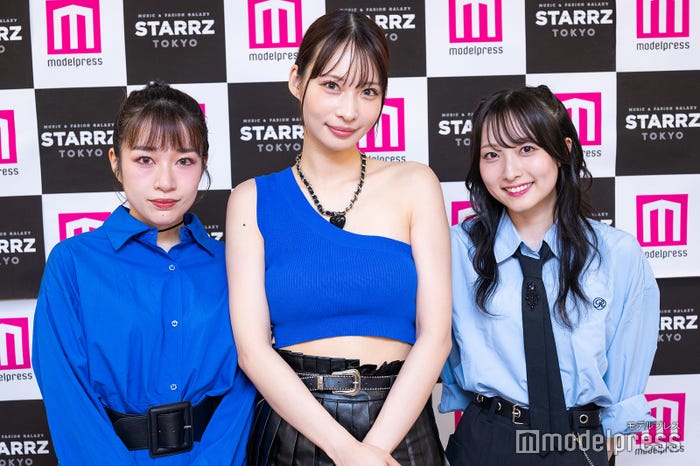 きみとバンド/(左から)森田理紗子、大野真依、清原梨央※ゆきたんは欠席(C)モデルプレス