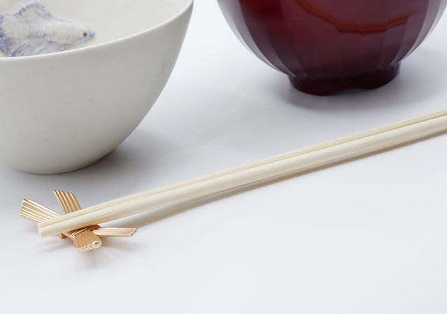 セリア 箸置き 水引きデザイン結び 普段の食卓が豪華になる箸置き