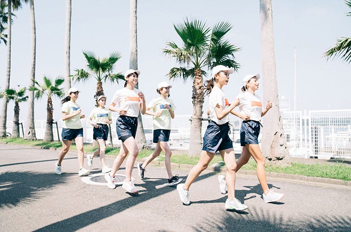 『TOKYO GIRLS RUN ~Season2019-2020~』8月公式練習会の様子(提供写真)