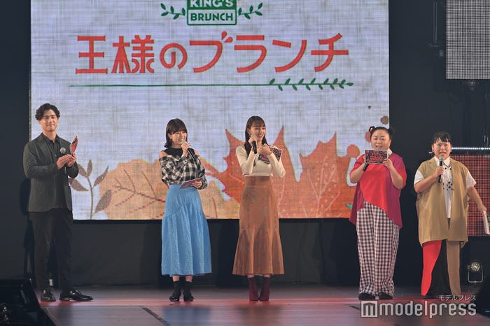 (左から)国山ハセンアナウンサー、冴木柚葉、長谷川美月、ニッチェ(C)モデルプレス