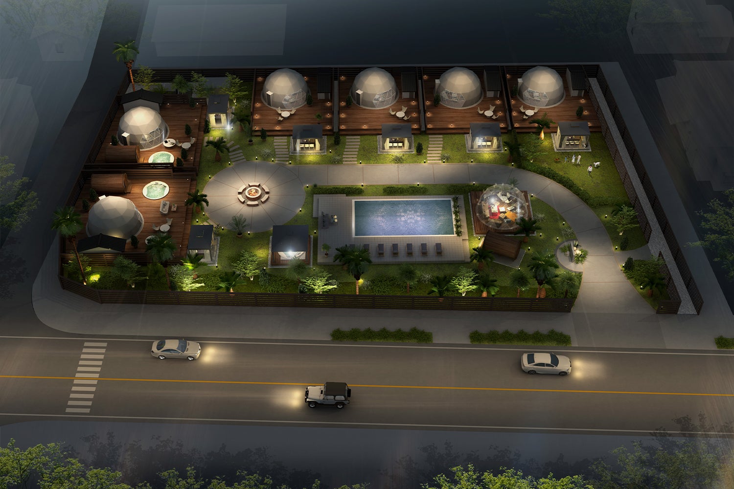 グランピングサウナ - シス -／画像提供：ブッキングリゾート