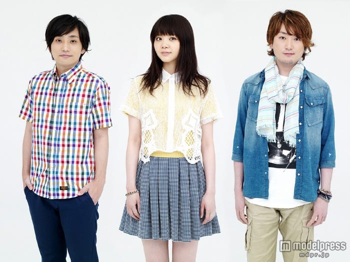 いきものがかり(左から:水野良樹、吉岡聖恵、山下穂尊)