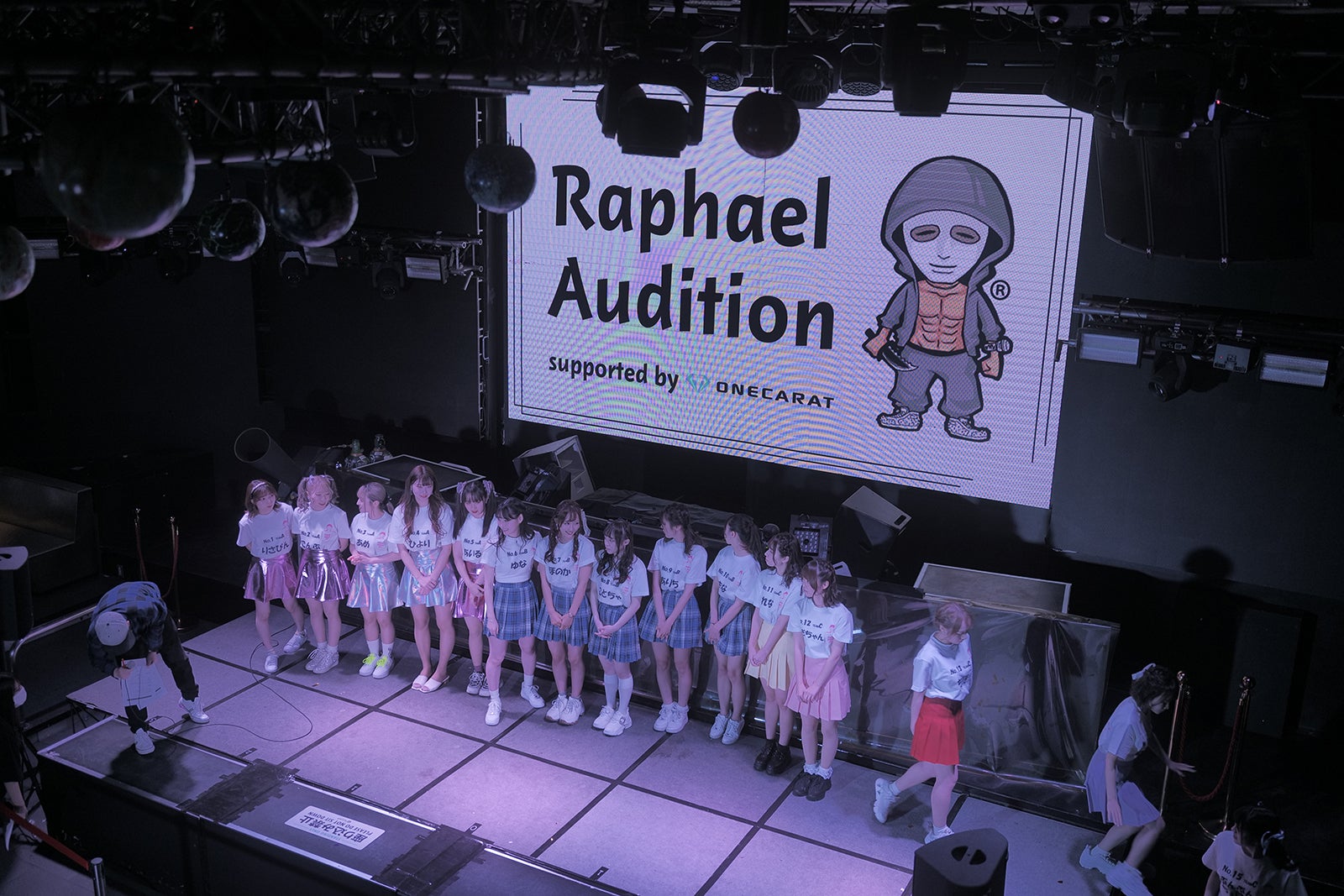 「ラファエルプロデュースアイドル」最終審査より（提供写真）