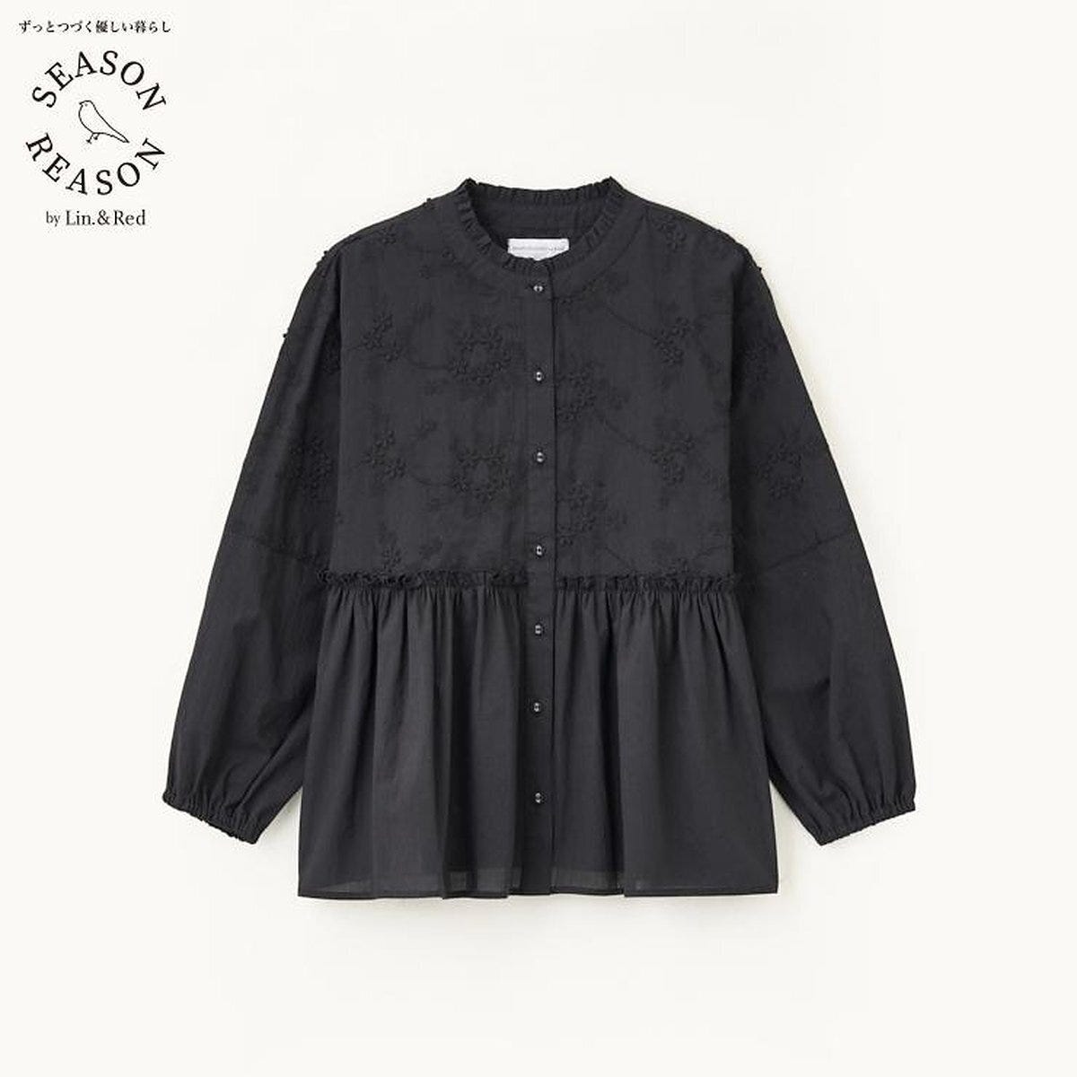 しまむらの刺しゅう使いブラウス（SEASON