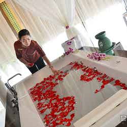 女子の憧れ、フラワーバスも体験可能