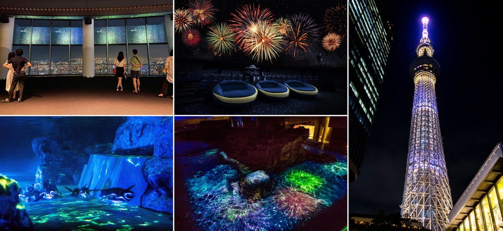 東京スカイツリータウン、夏の風物詩「花火」をバーチャルで楽しむイベント開催