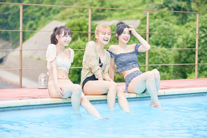 ゆうな、せーか、るな「恋する◆週末ホームステイ LAST TEEN」2話(C)AbemaTV,Inc.