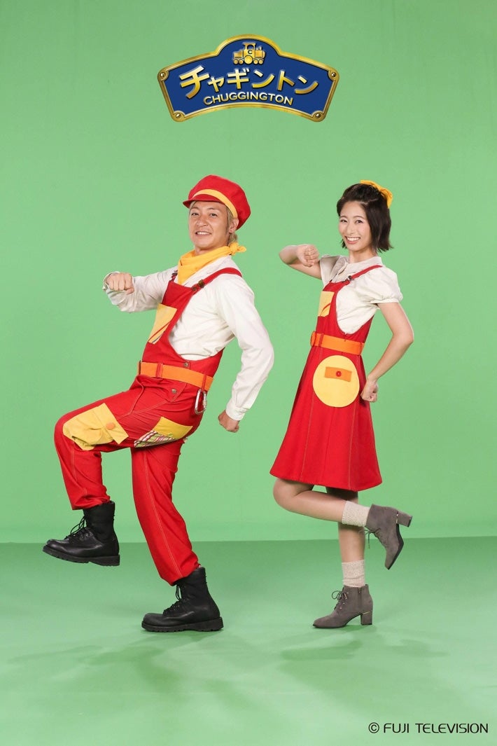 つるの剛士、海老原優香アナウンサー（C）フジテレビ