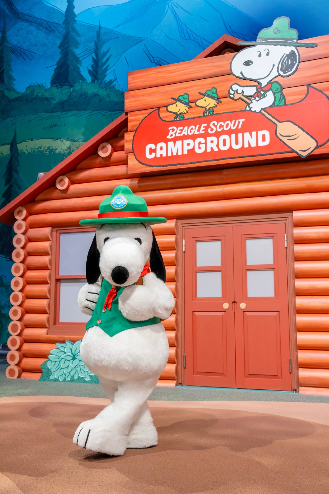 『スヌーピー・フォト・オポチュニティ』～ビーグル・スカウト・キャンプグラウンド～／提供画像：ユー・エス・ジェイ