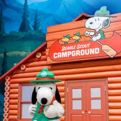 『スヌーピー・フォト・オポチュニティ』~ビーグル・スカウト・キャンプグラウンド~/提供画像:ユー・エス・ジェイ